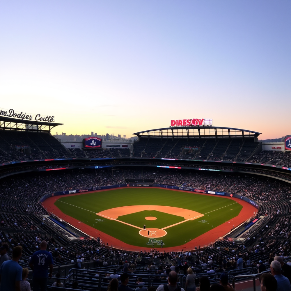 ドジャースタジアムAI画像